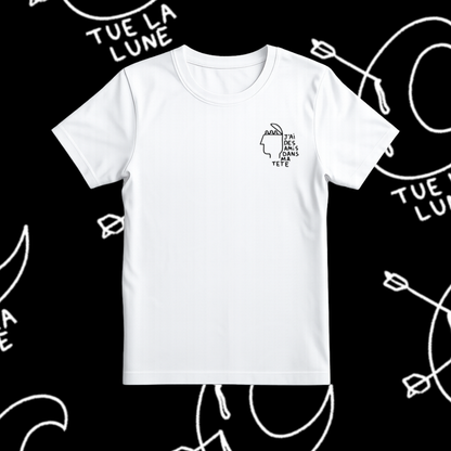 DES AMIS DANS MA TETE T-SHIRT